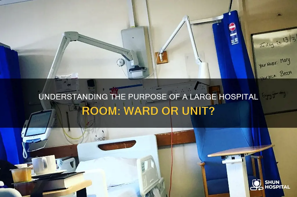 what is a large room in a hospital called