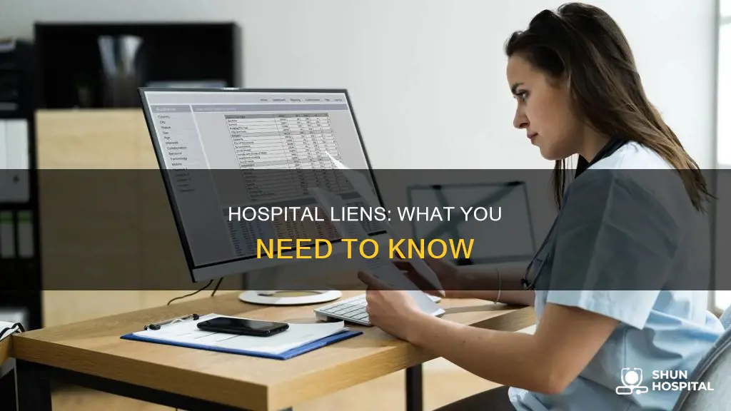 what is a lien from a hospital