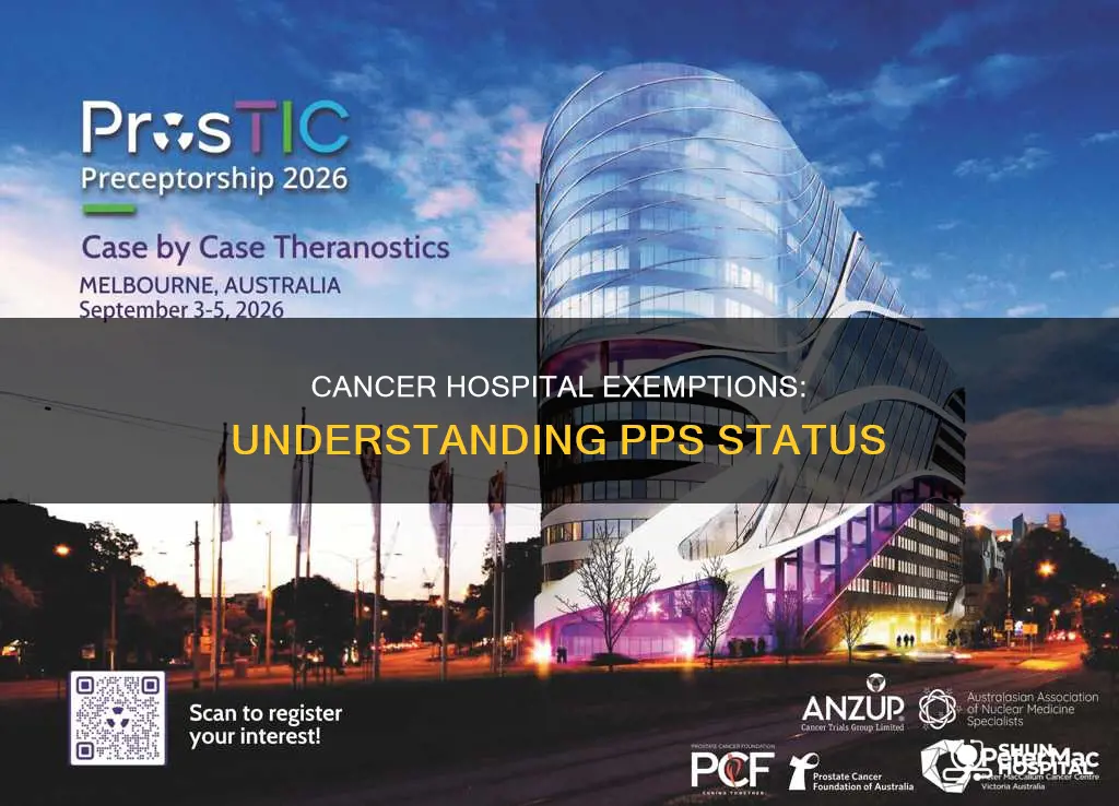 what is a pps exempt cancer hospital