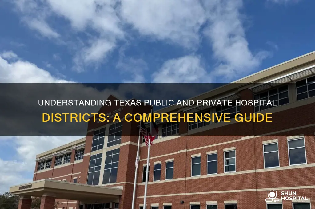 what is a public or private hospital district texas