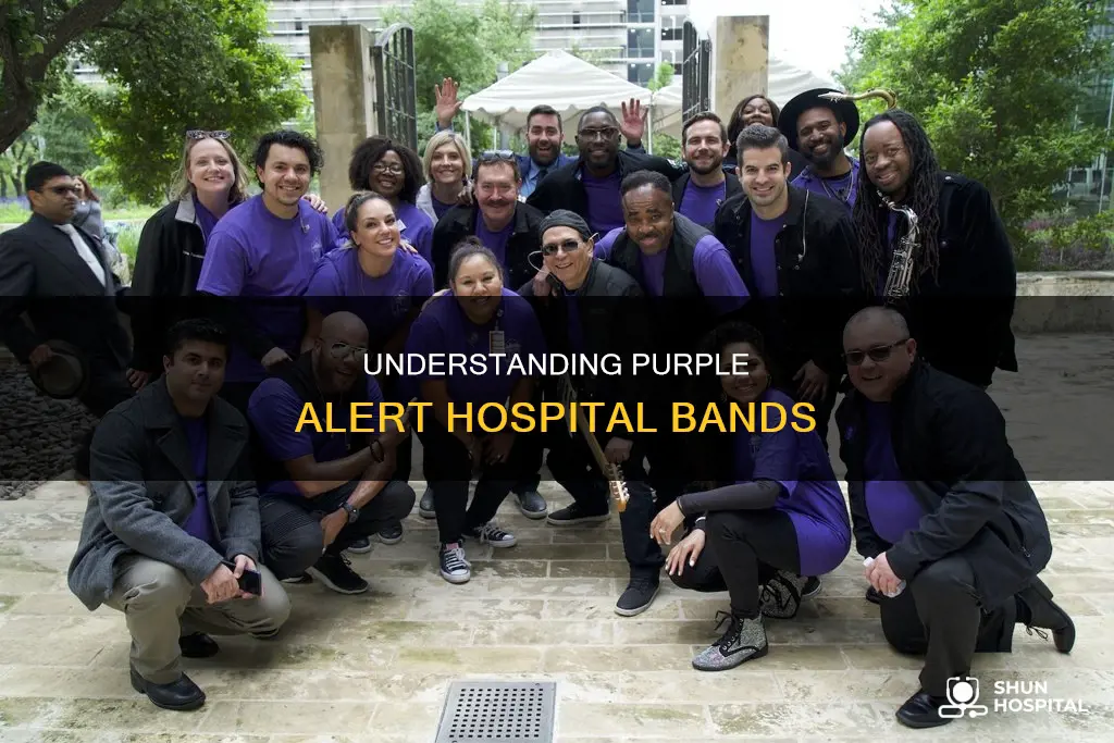 what is a purple let hospital band