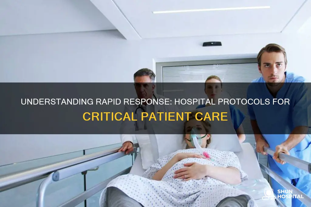 what is a rapid respose when announced at a hospital