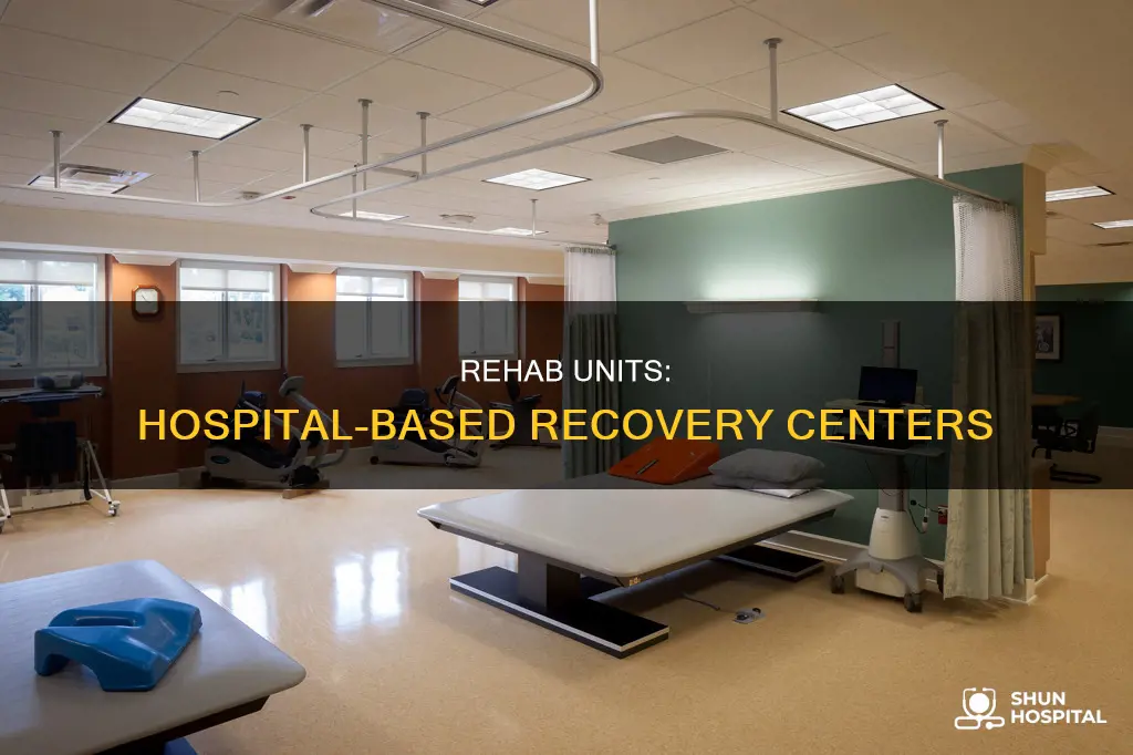 what is a rehab unit in hospital