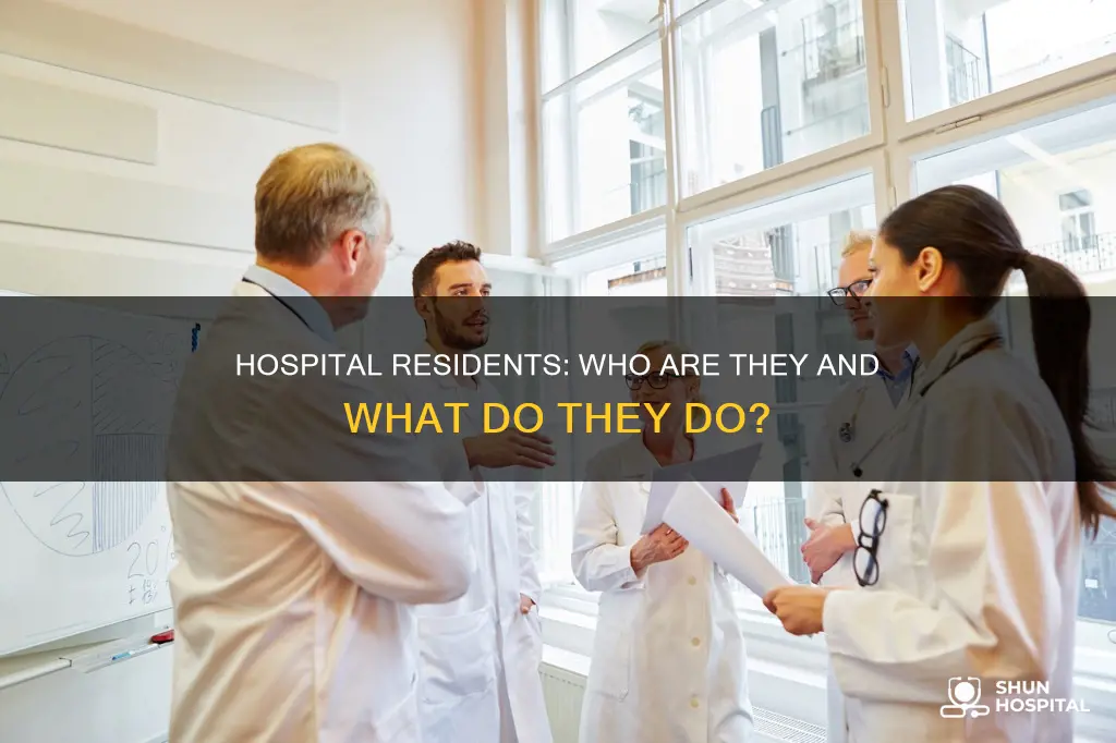 what is a resident in a hospital