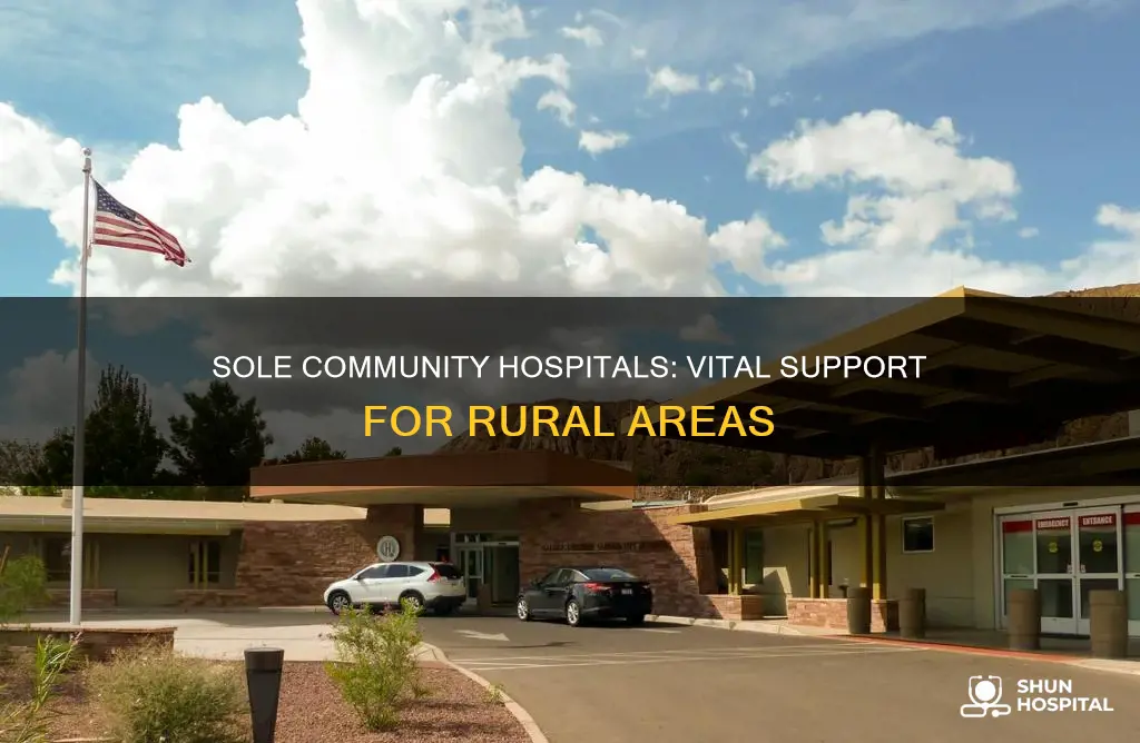 what is a rural sole community hospital