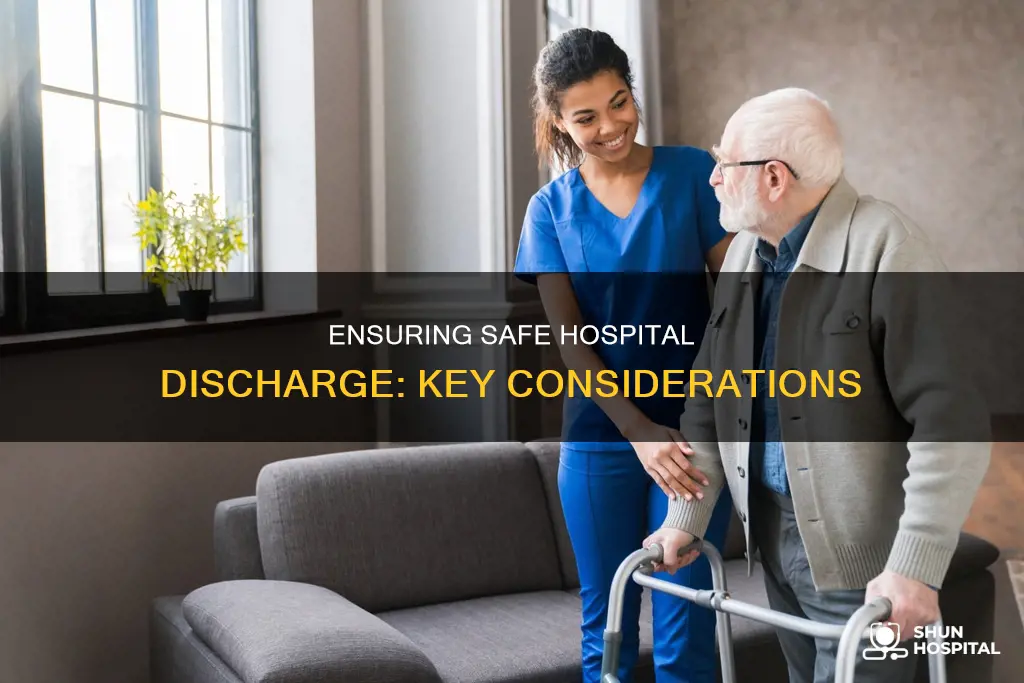 what is a safe discharge from hospital