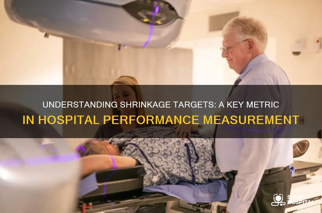 what is a shrinkage target in measuring hospital performance