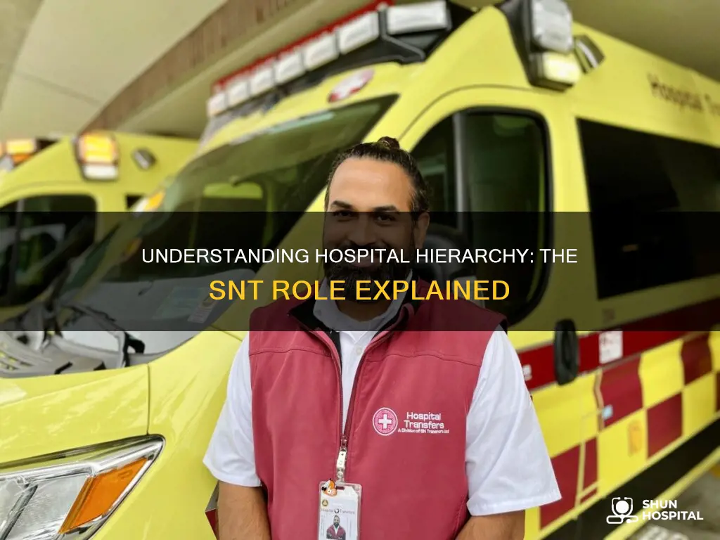 what is a snt in a hospital