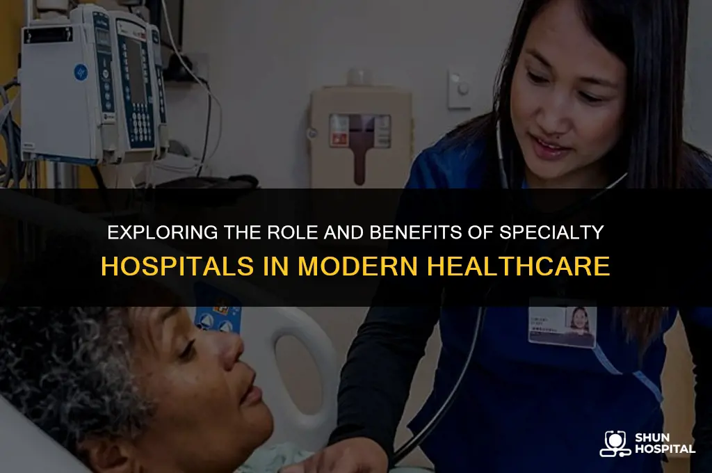what is a speciality hospitals