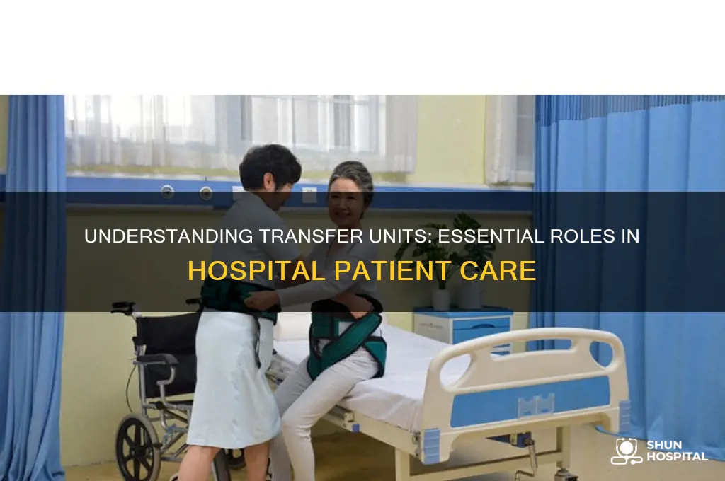 what is a transfer unit in a hospital setting