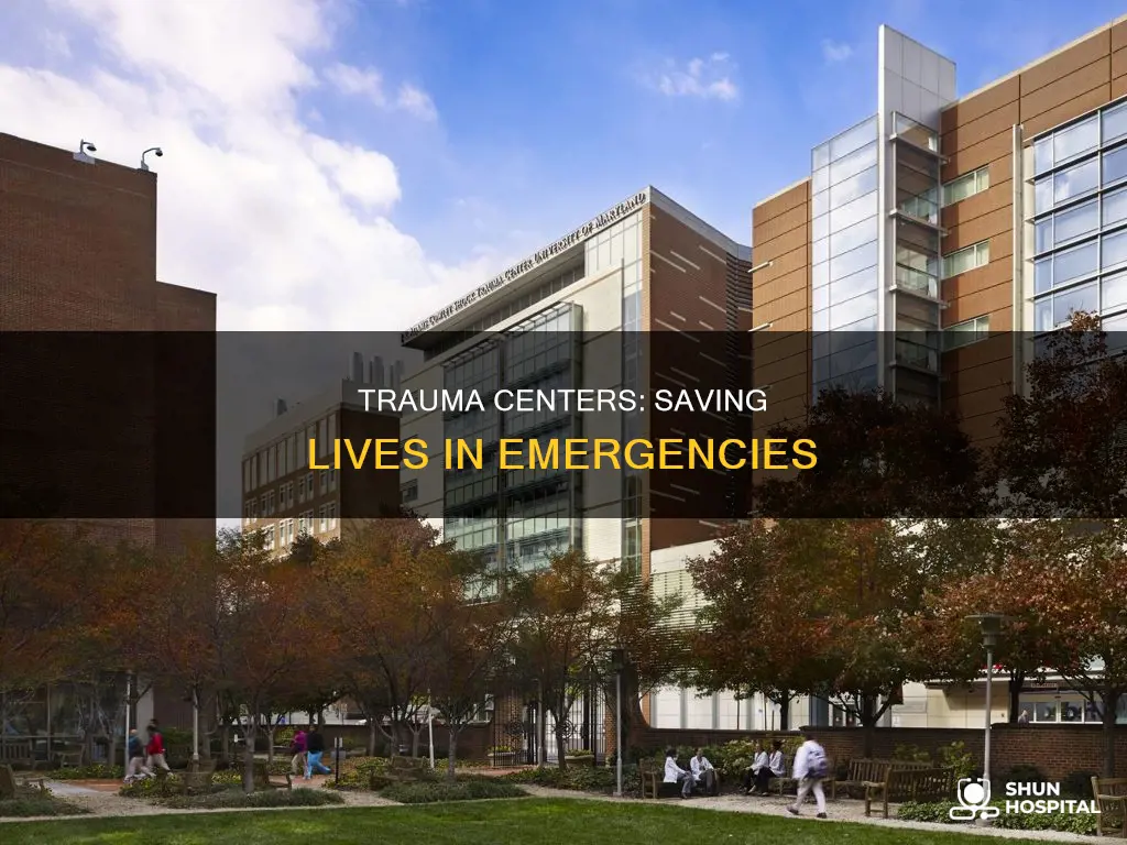 what is a trauma center in hospital