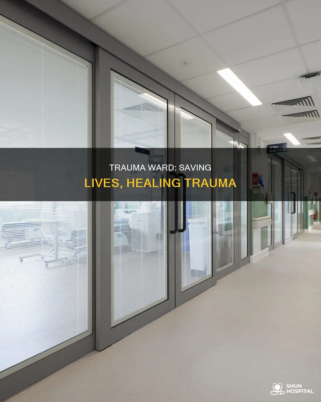 what is a trauma ward in hospital