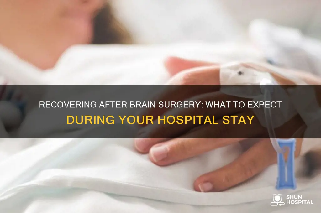 what is a typical hospital stay after brain surgery