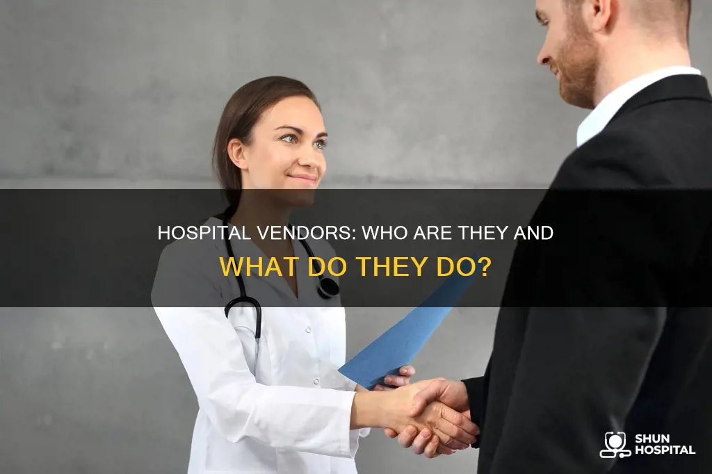 what is a vendor at a hospital