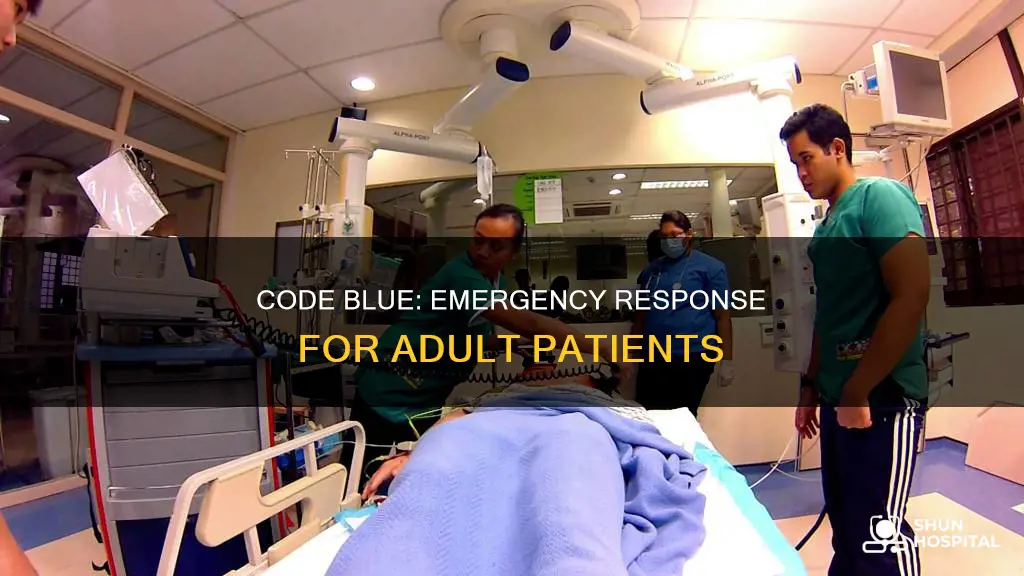 what is adult code blue in hospital