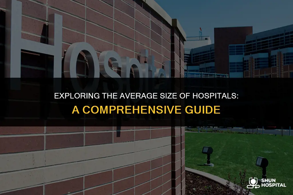 what is adverage size hospital