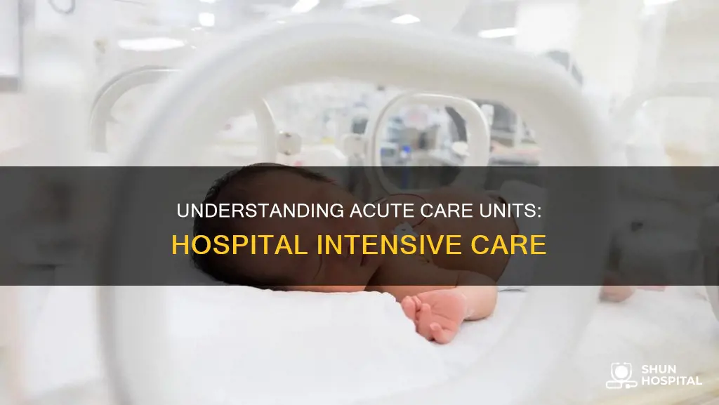 what is an acu unit in hospital