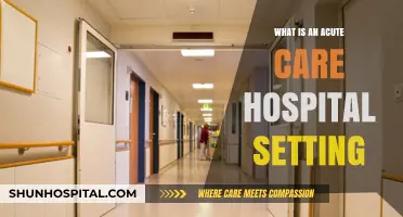 Acute Care Hospital Setting: What You Need to Know