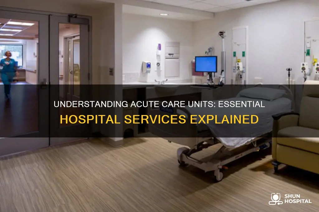 what is an acute care unit in a hospital