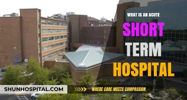 Understanding Acute Short-Term Hospitals: Quick Care, Speedy Recovery
