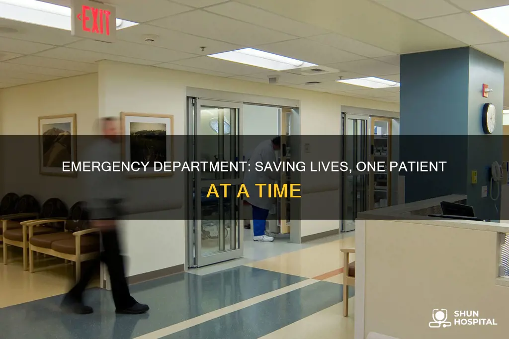 what is an e d at hospital