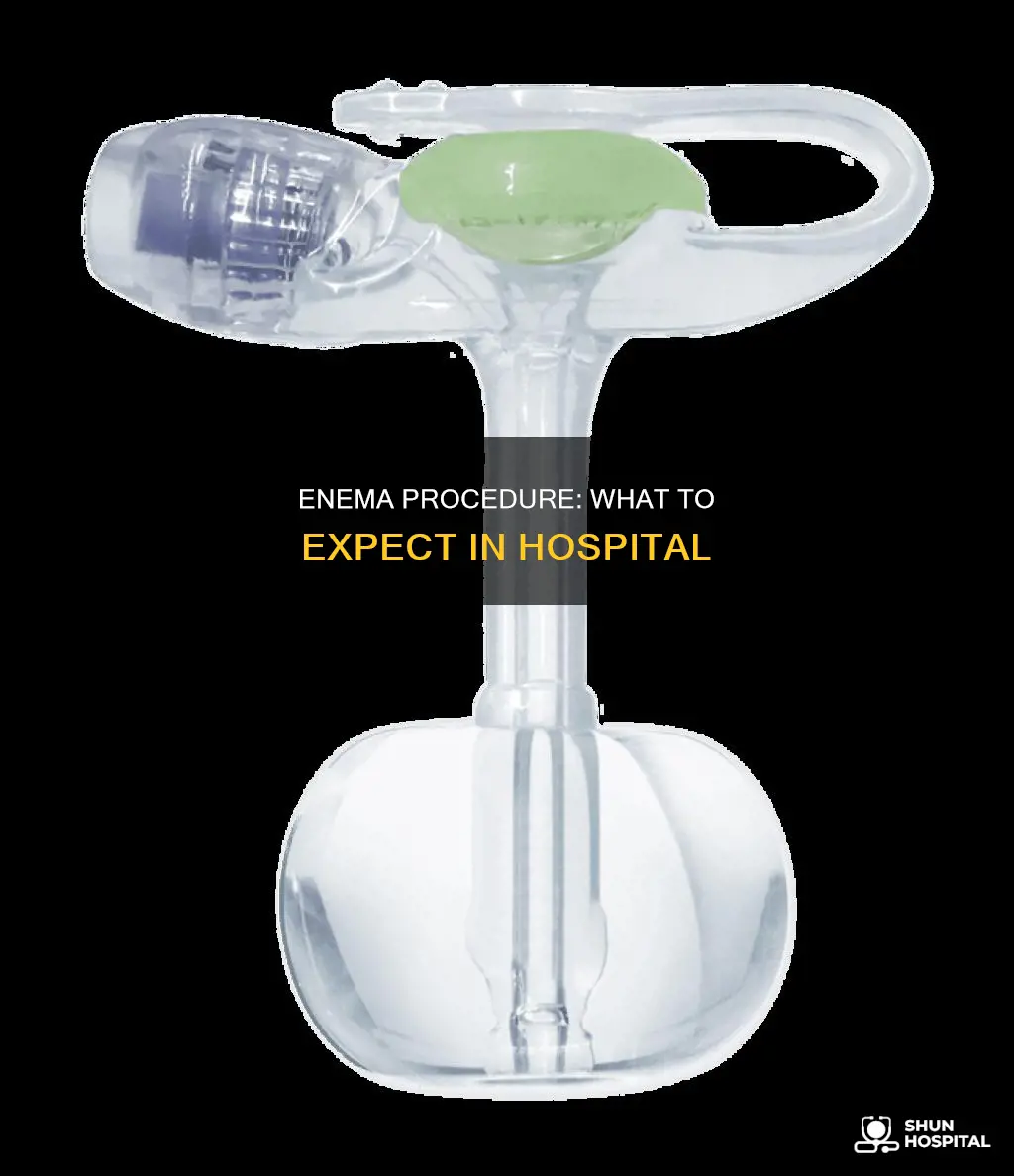 what is an enema in the hospital