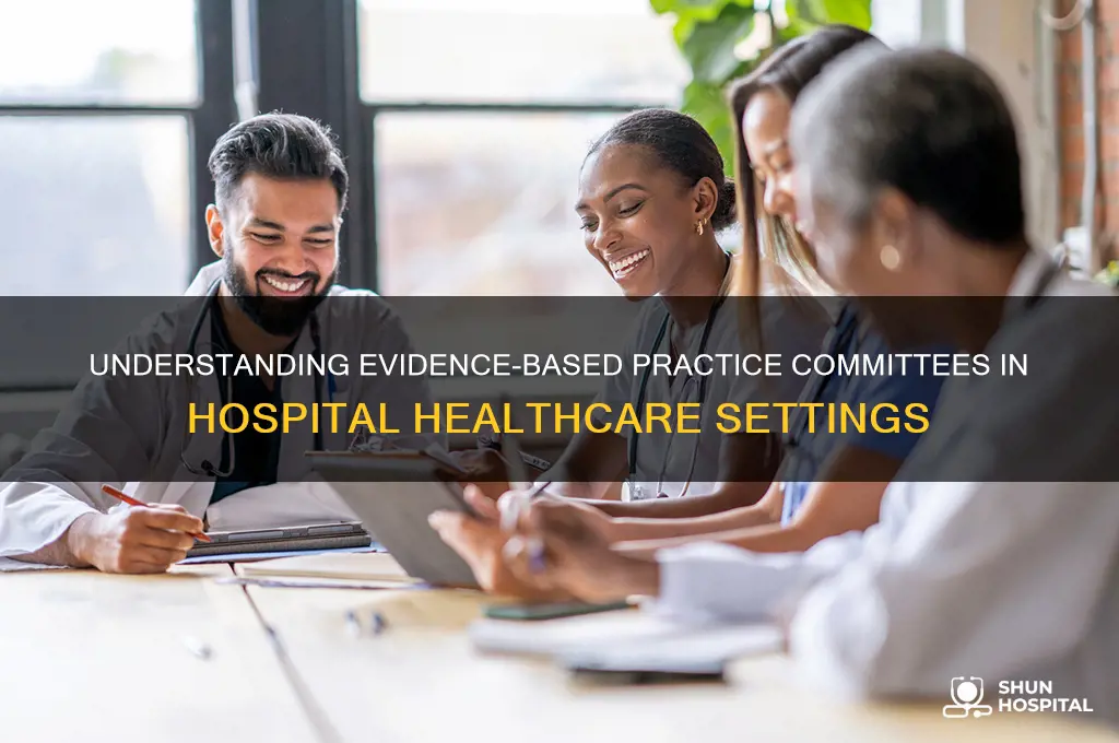 what is an evidence based practice committee in hospitals