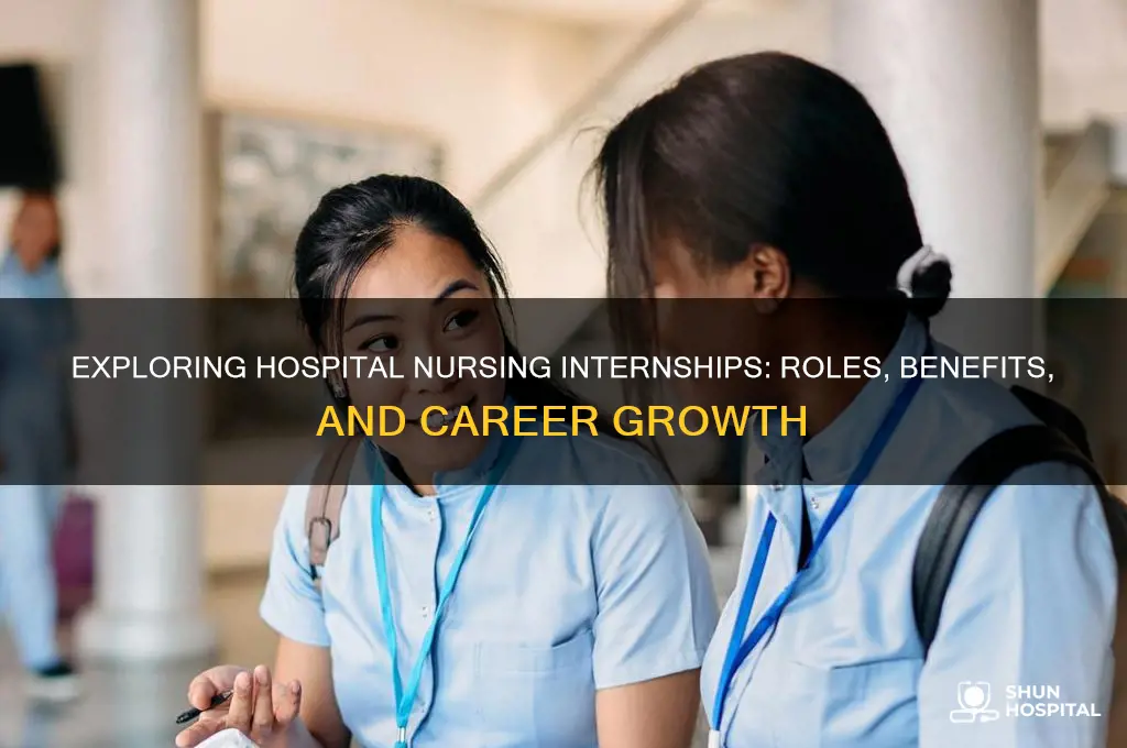 what is an internship at a hospital for a nurse
