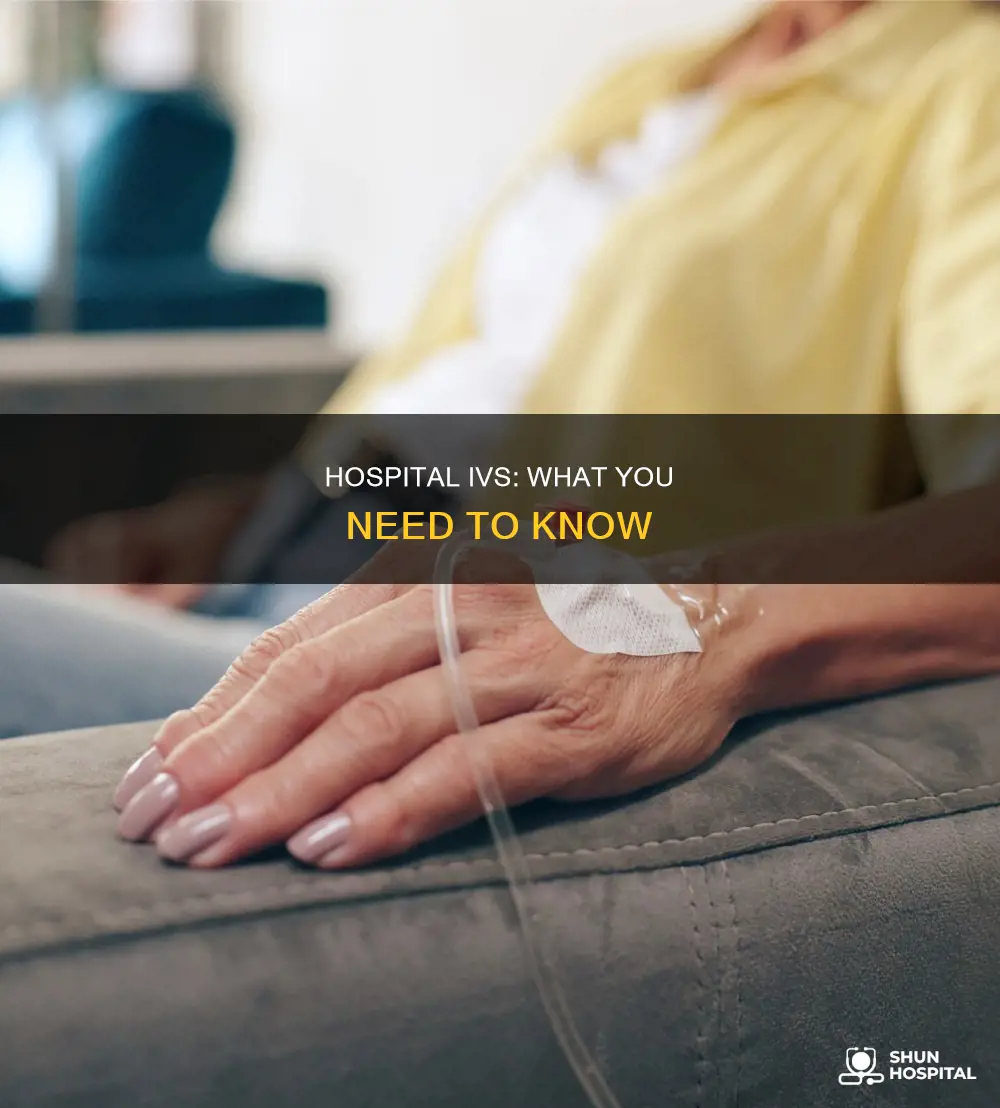 what is an iv at the hospital