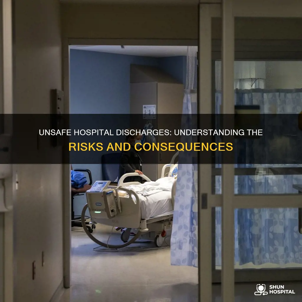 what is an unsafe discharge from hospital