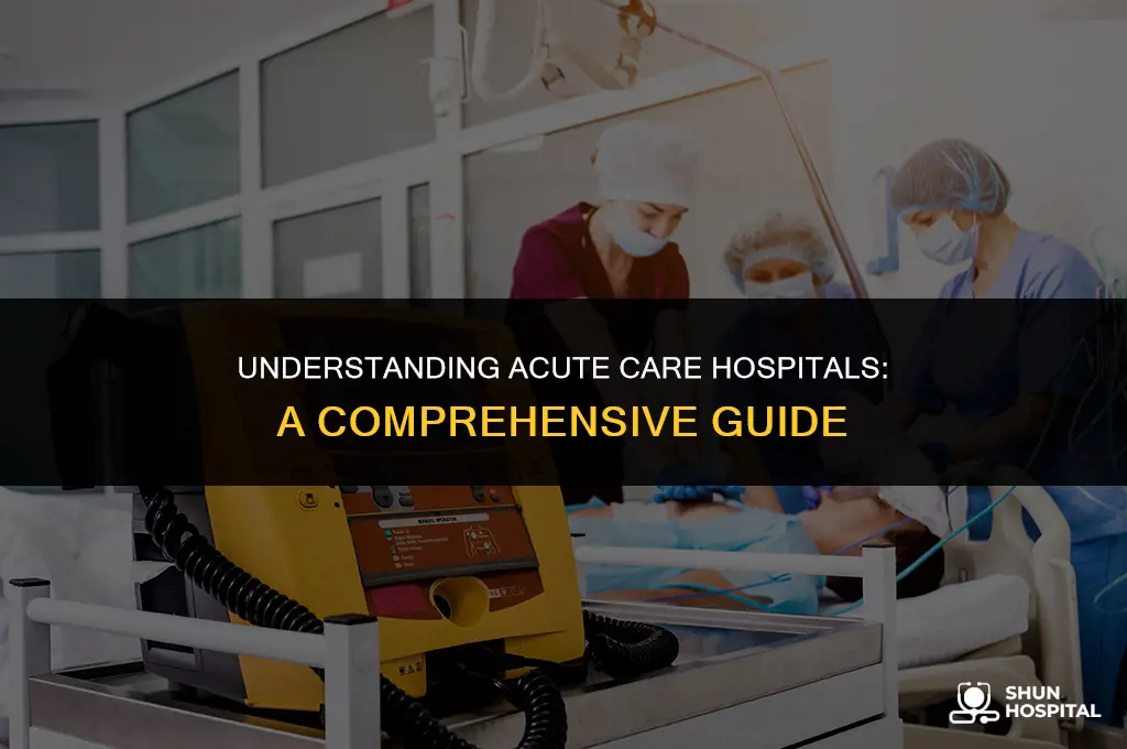 what is anacute care hospital