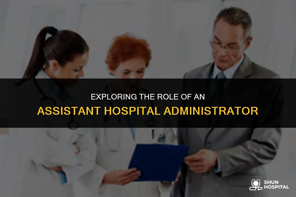 what is assistant hospital administrator