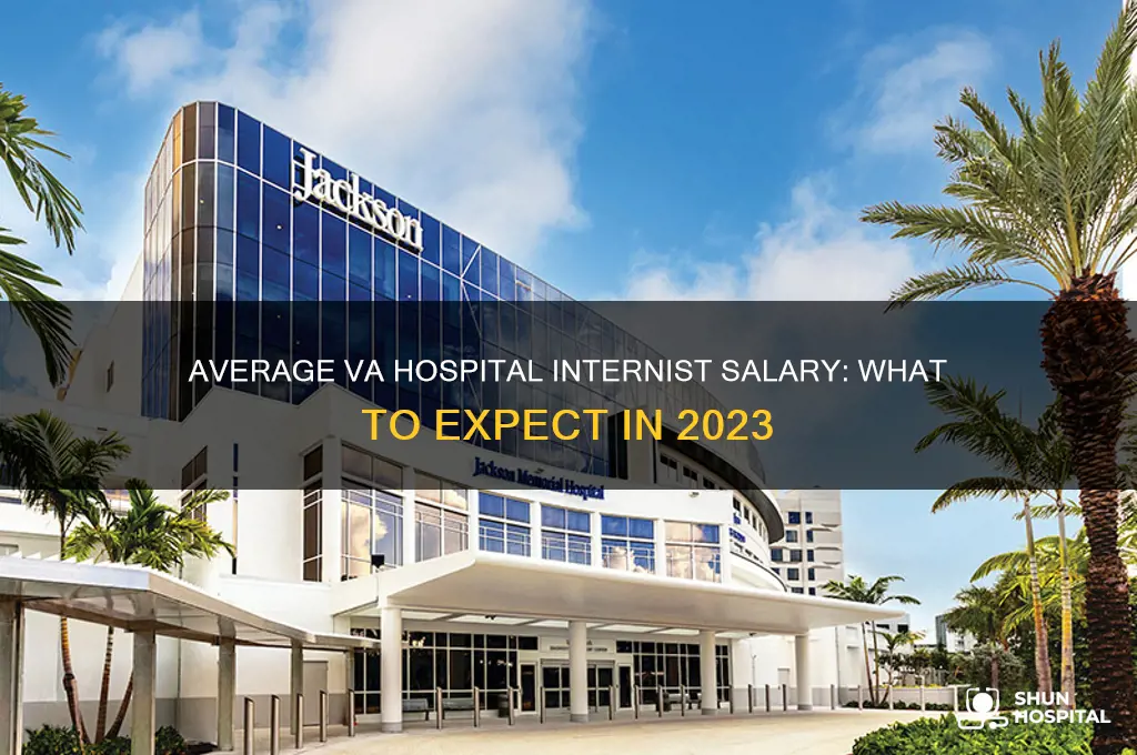 what is average salary of internest at a va hospital