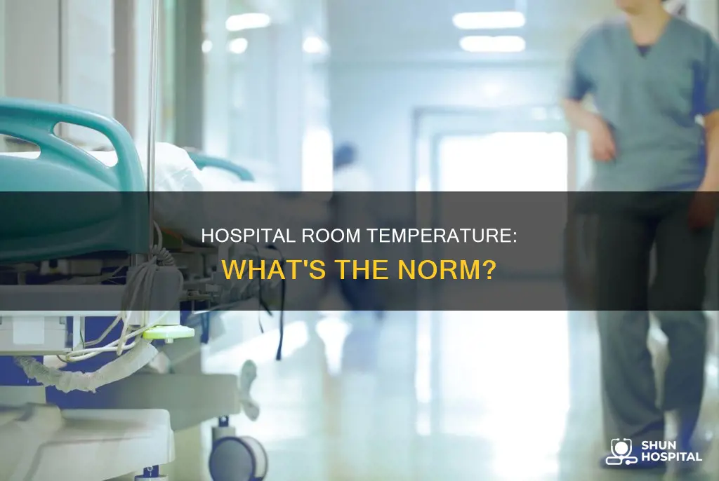 what is average temp in a hospital