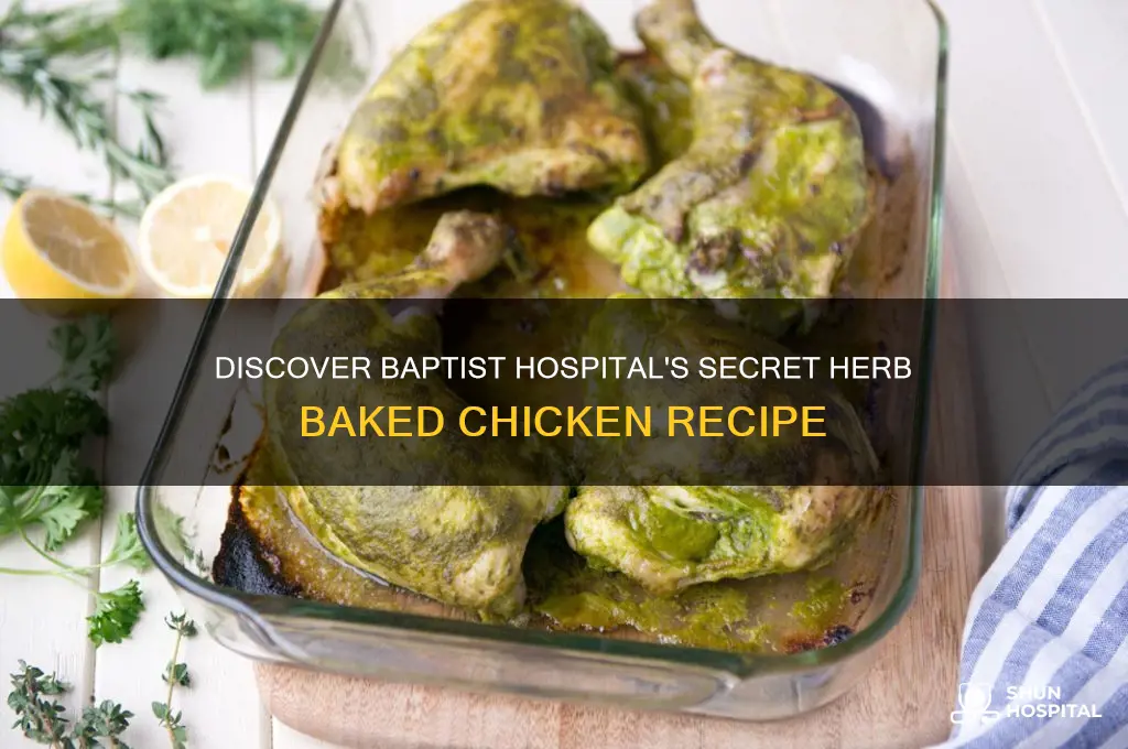 what is baptist hospitals recipe for herb baked chicken