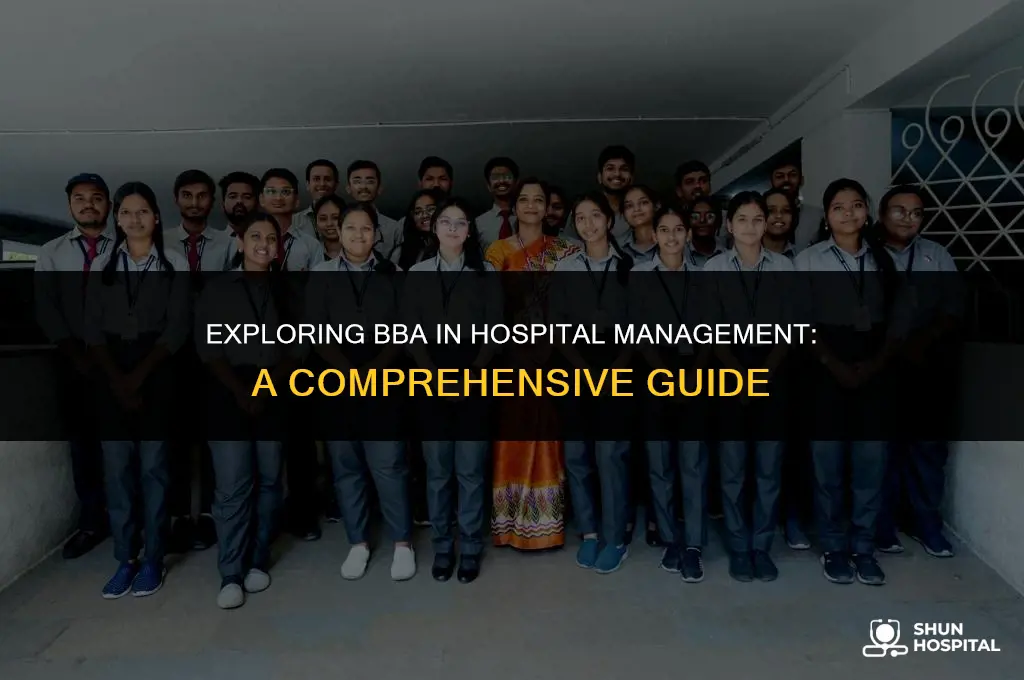 what is bba hospital management