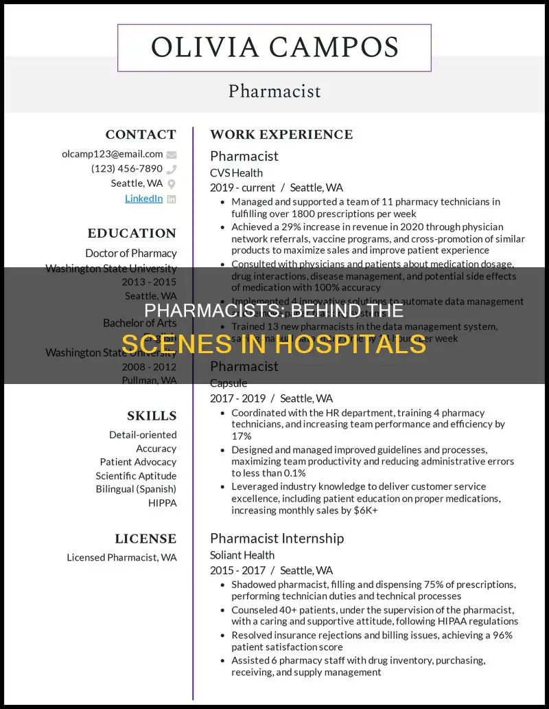 what is being a hospital pharmacist like