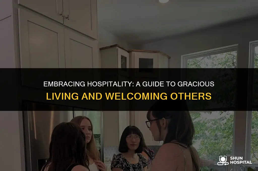 what is being hospitable