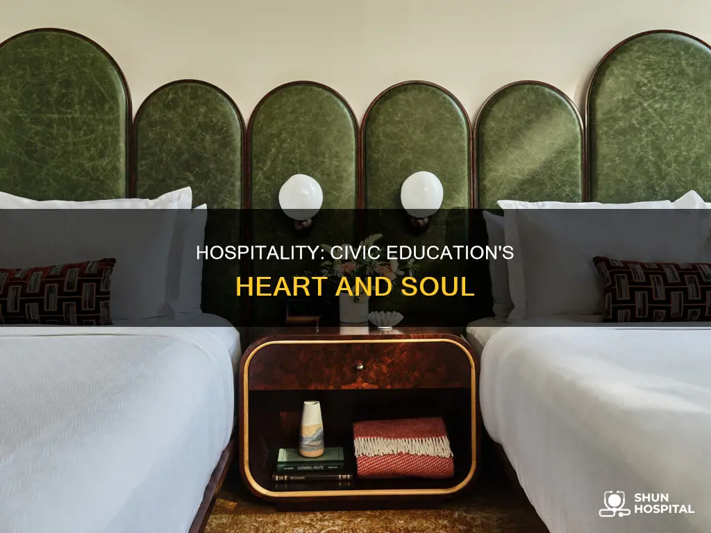 what is being hospitality in civic education