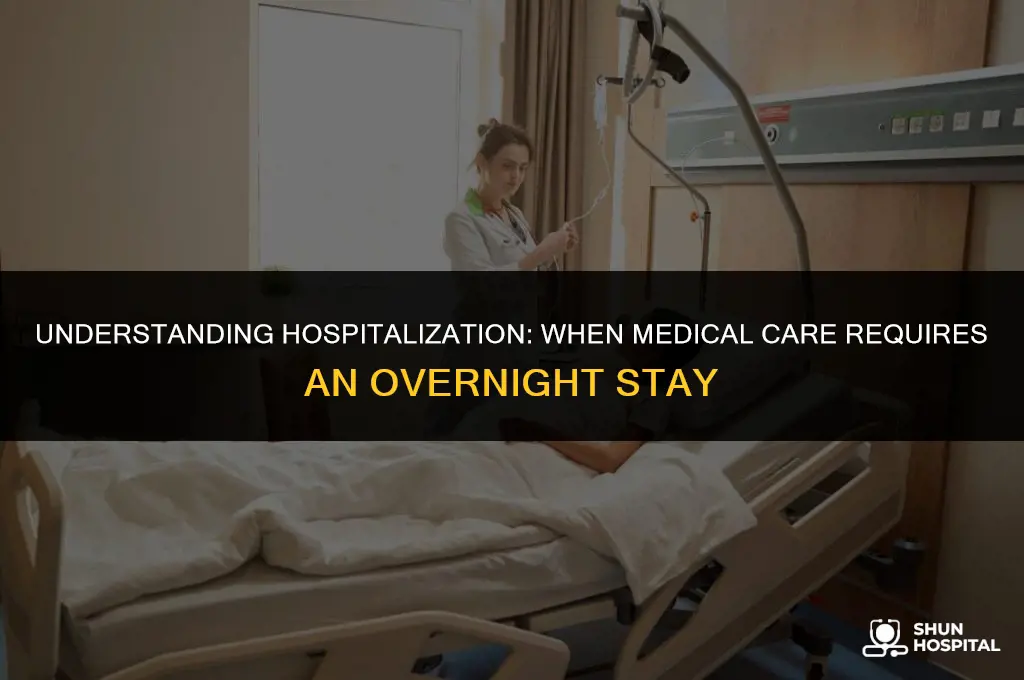 what is being hospitalized