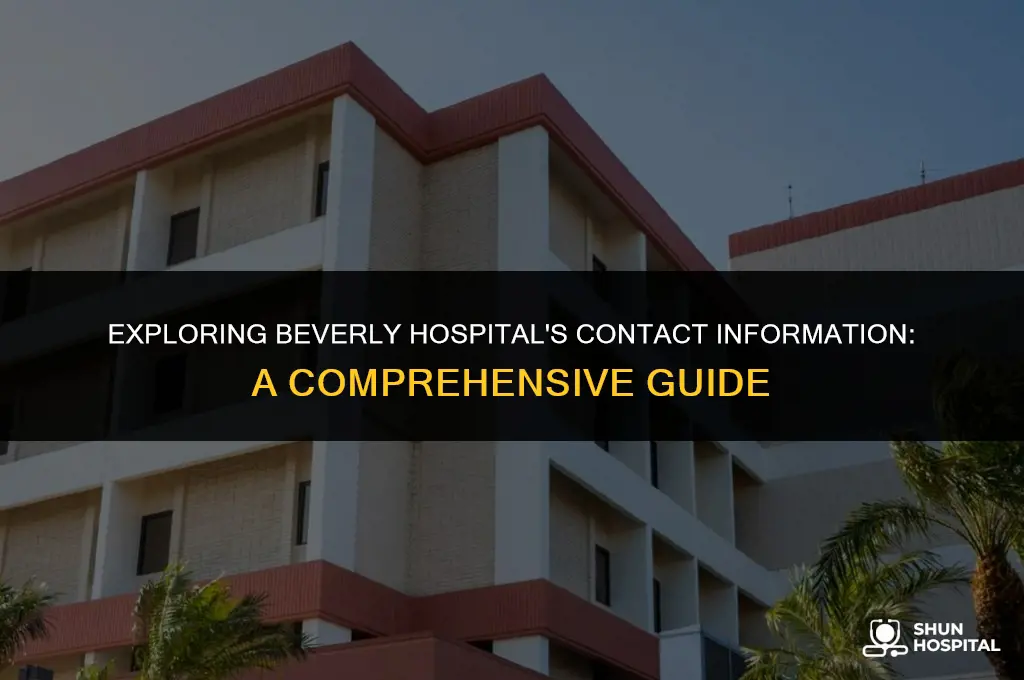 what is beverly hospitals email