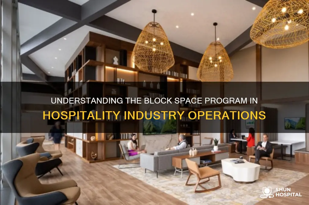 what is block space program in the hospitality industry