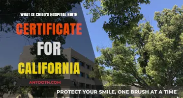 Understanding California Child's Hospital Birth Certificate: Purpose and Process
