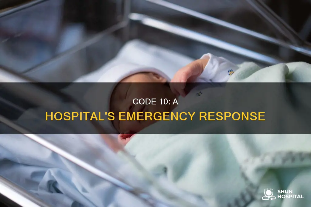 what is code 10 in a hospital