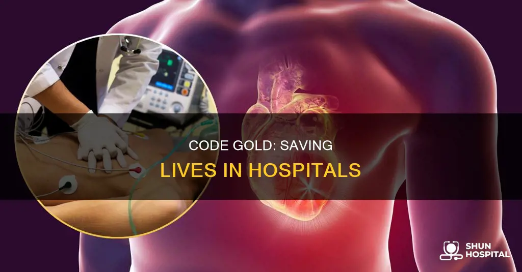what is code gold in the hospital