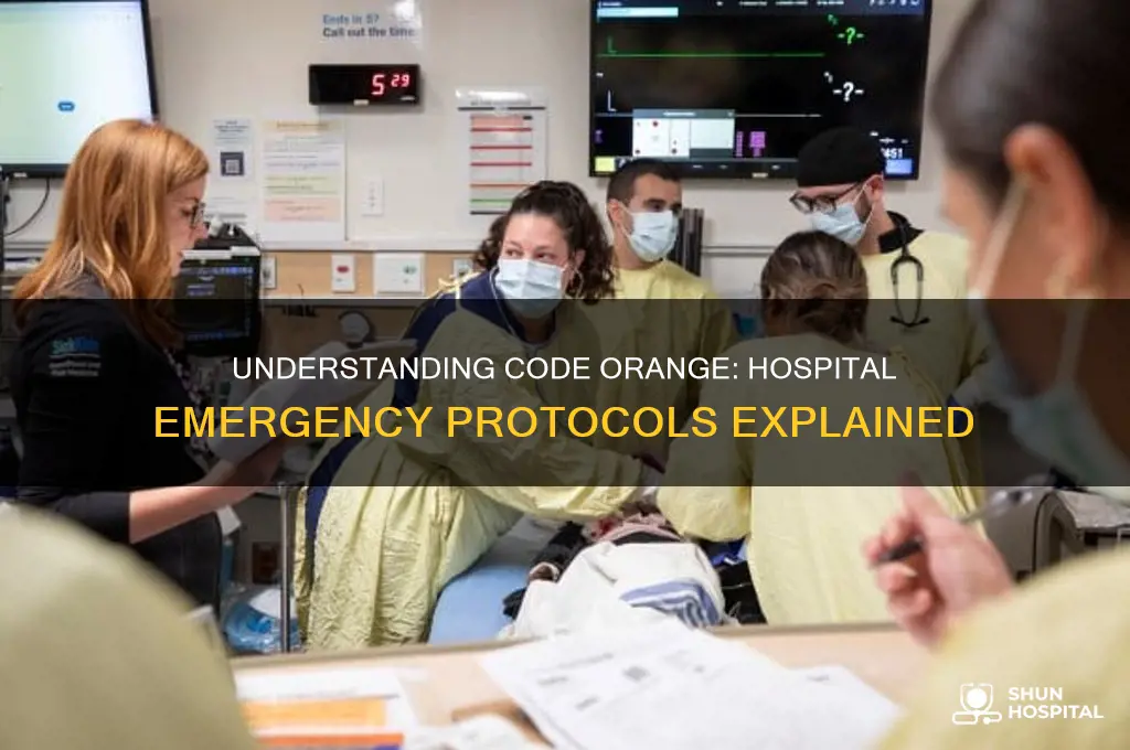 what is code orange hospital