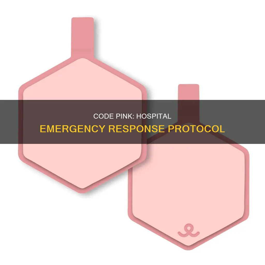 what is code pink in a hospital