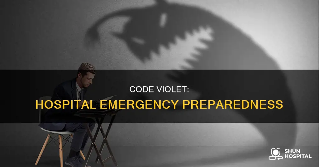 what is code violet in a hospital