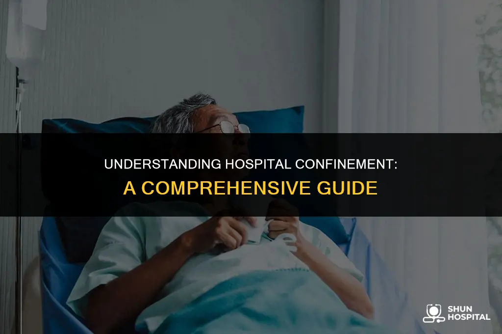 what is confined in hospital
