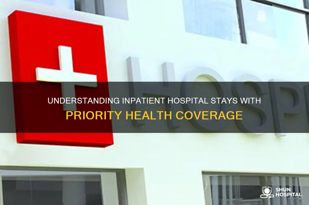 what is considered inpatiet hospital stay for priorty health